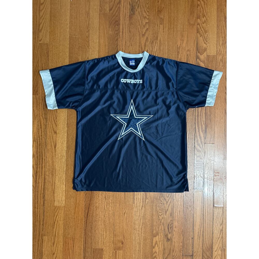 Dallas Cowboys Ultra Game Men's Jersey Shirt Blue Silver Size XL- EUC